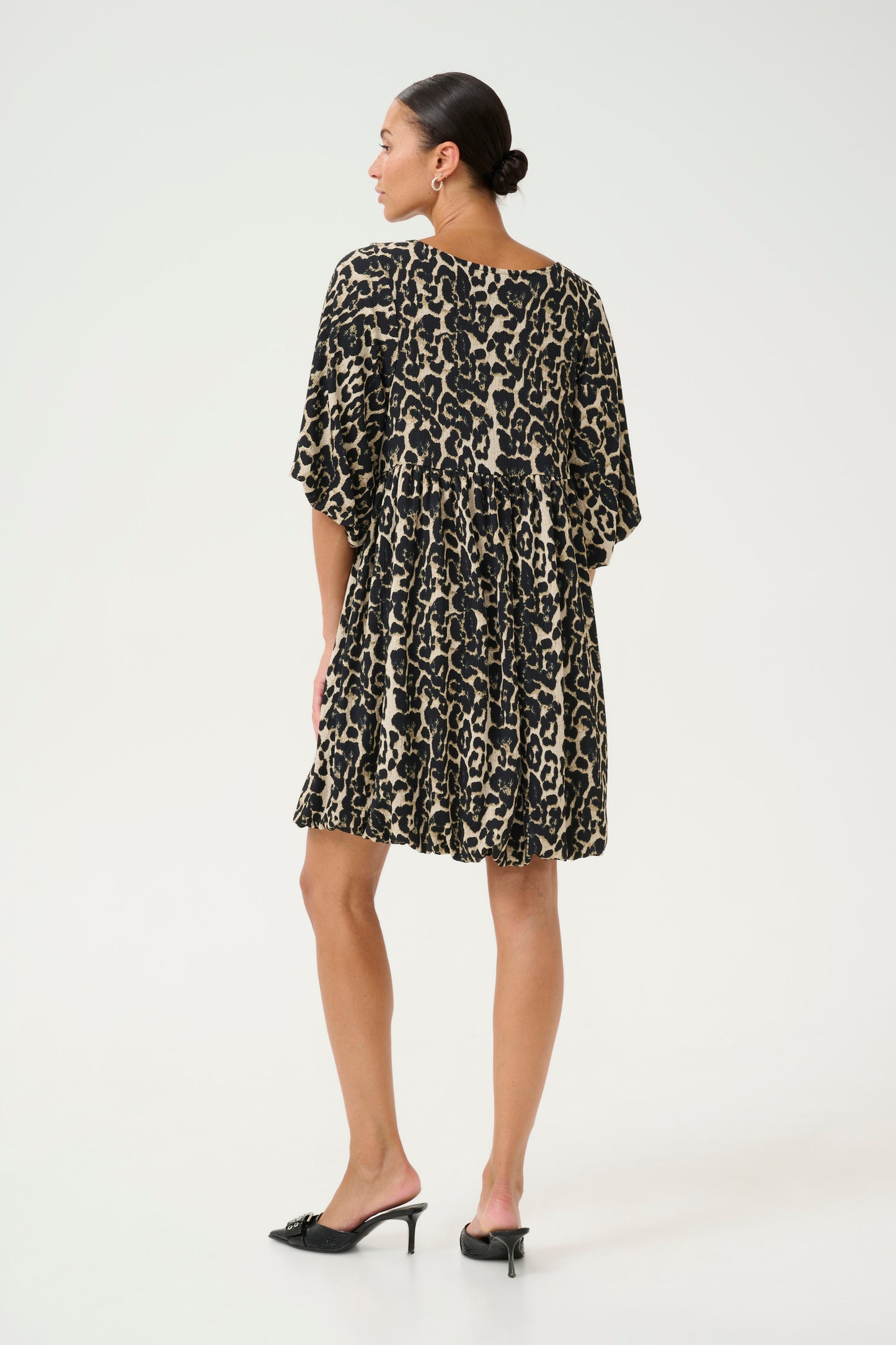 Nani kjóll frá Kaffe -Leopard print