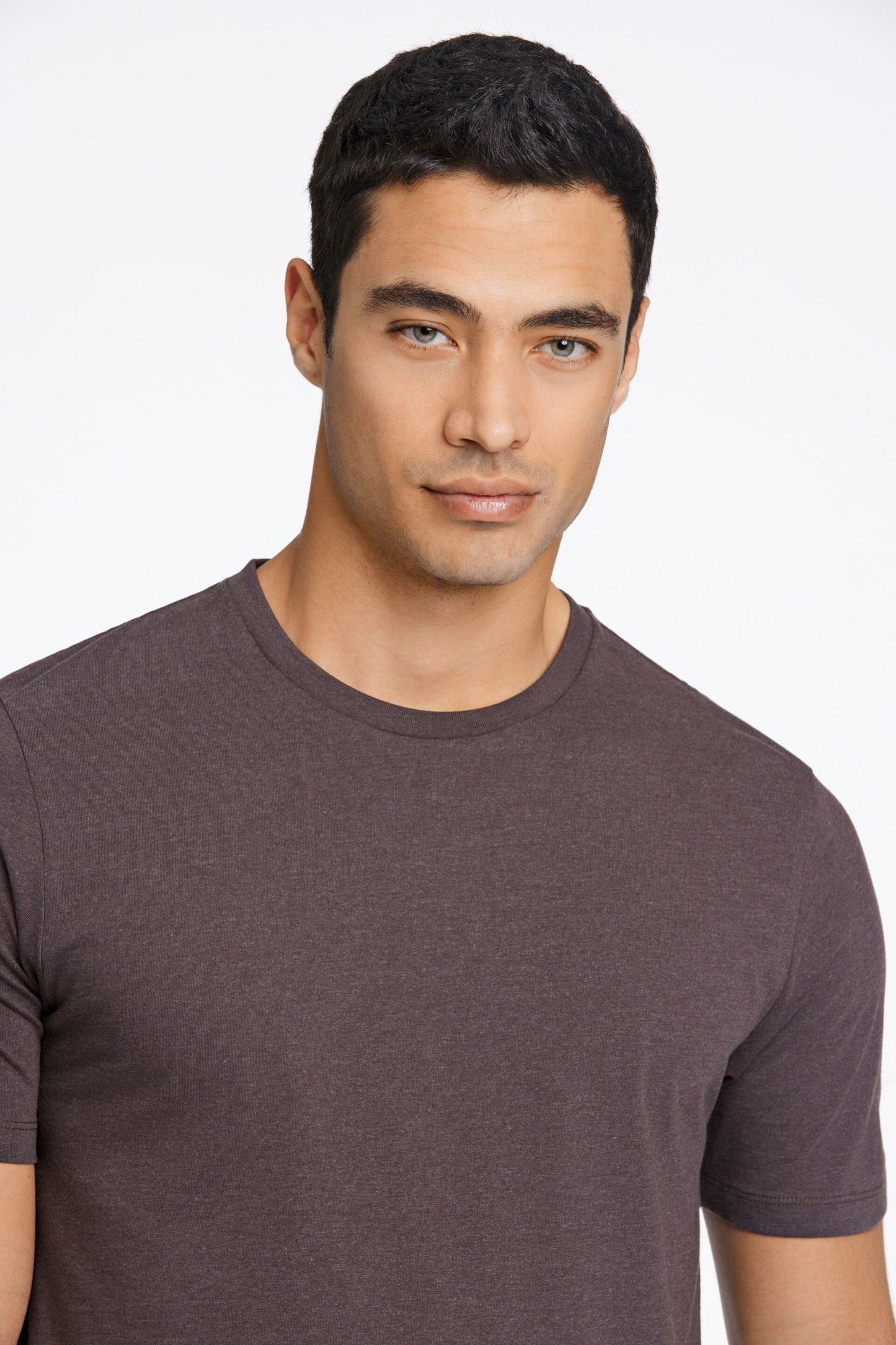 Basic tee Relaxed fit bolur á herra frá Lindberg - Brown mel