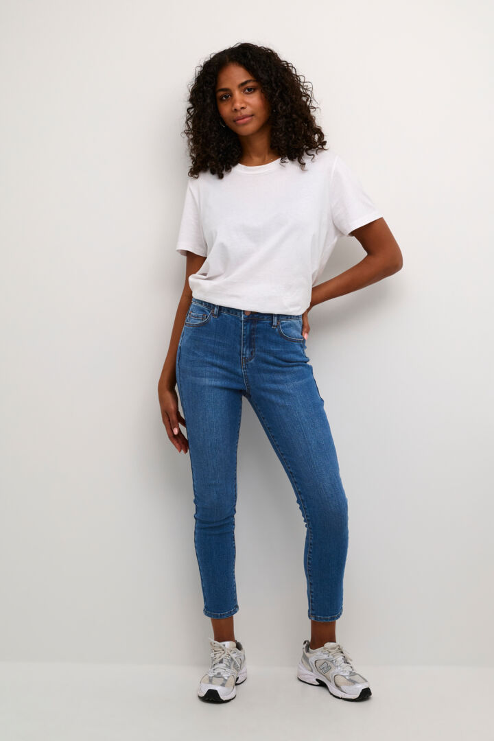 Sinem 7/8 gallabuxur frá Kaffe – Medium blue