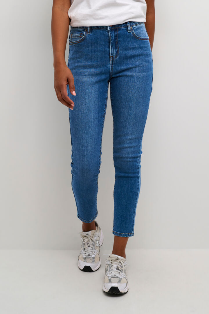 Sinem 7/8 gallabuxur frá Kaffe – Medium blue