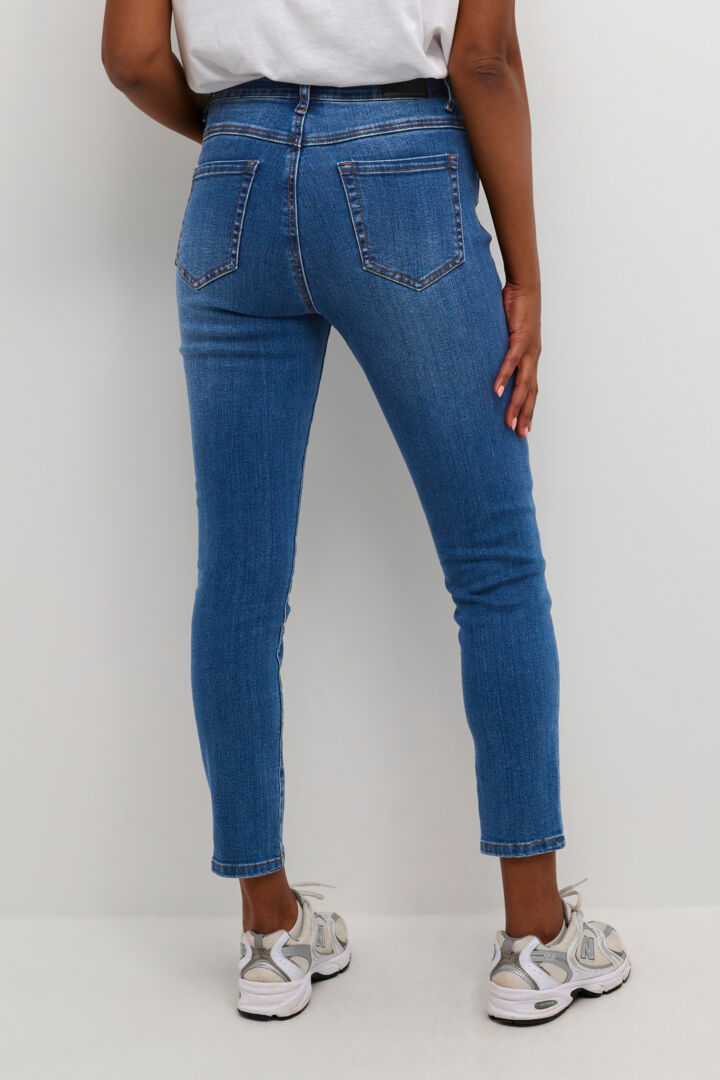Sinem 7/8 gallabuxur frá Kaffe – Medium blue
