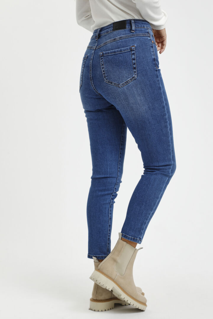 Sinem 7/8 gallabuxur frá Kaffe – Medium blue