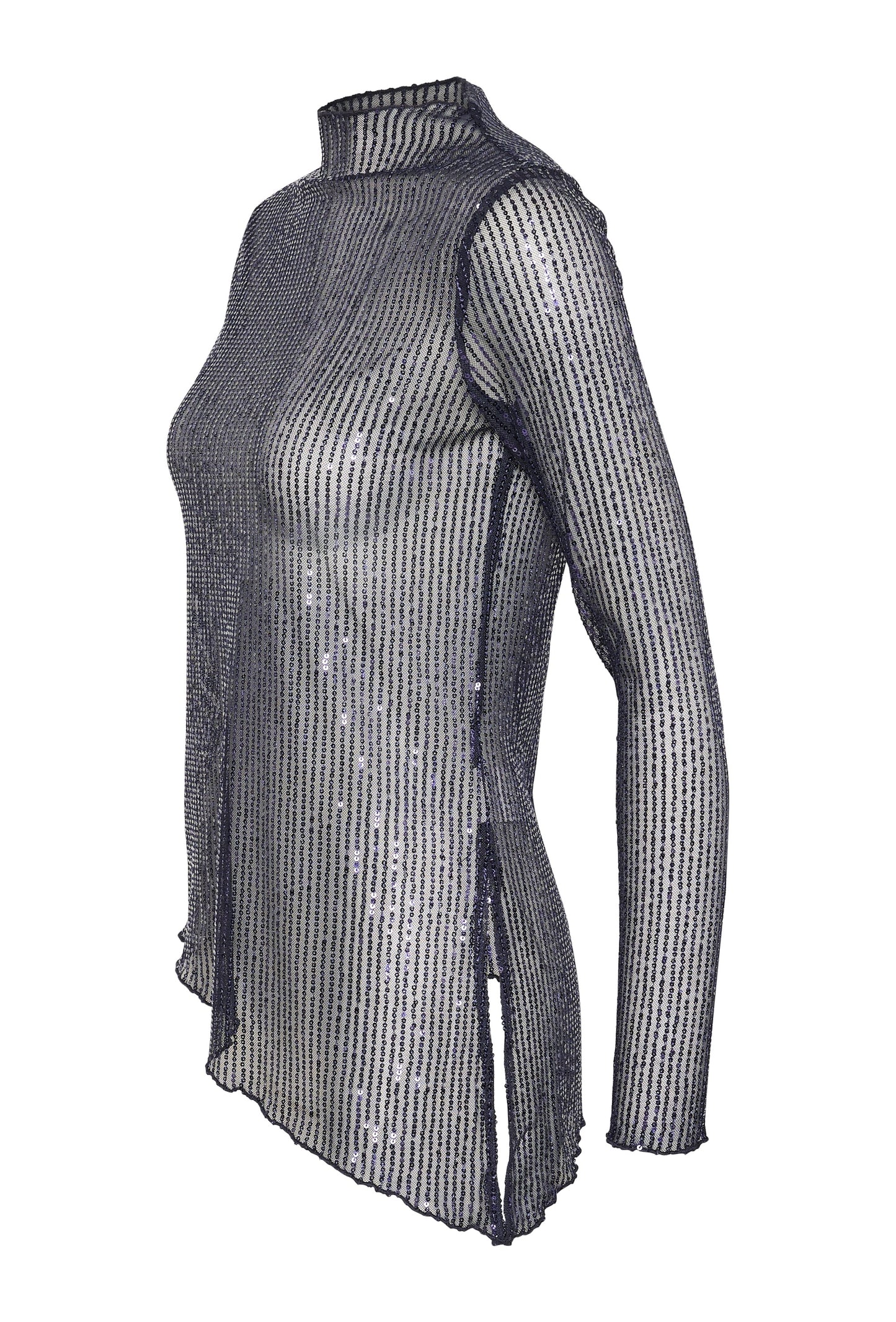 Giya Sequin toppur frá Culture - Blár