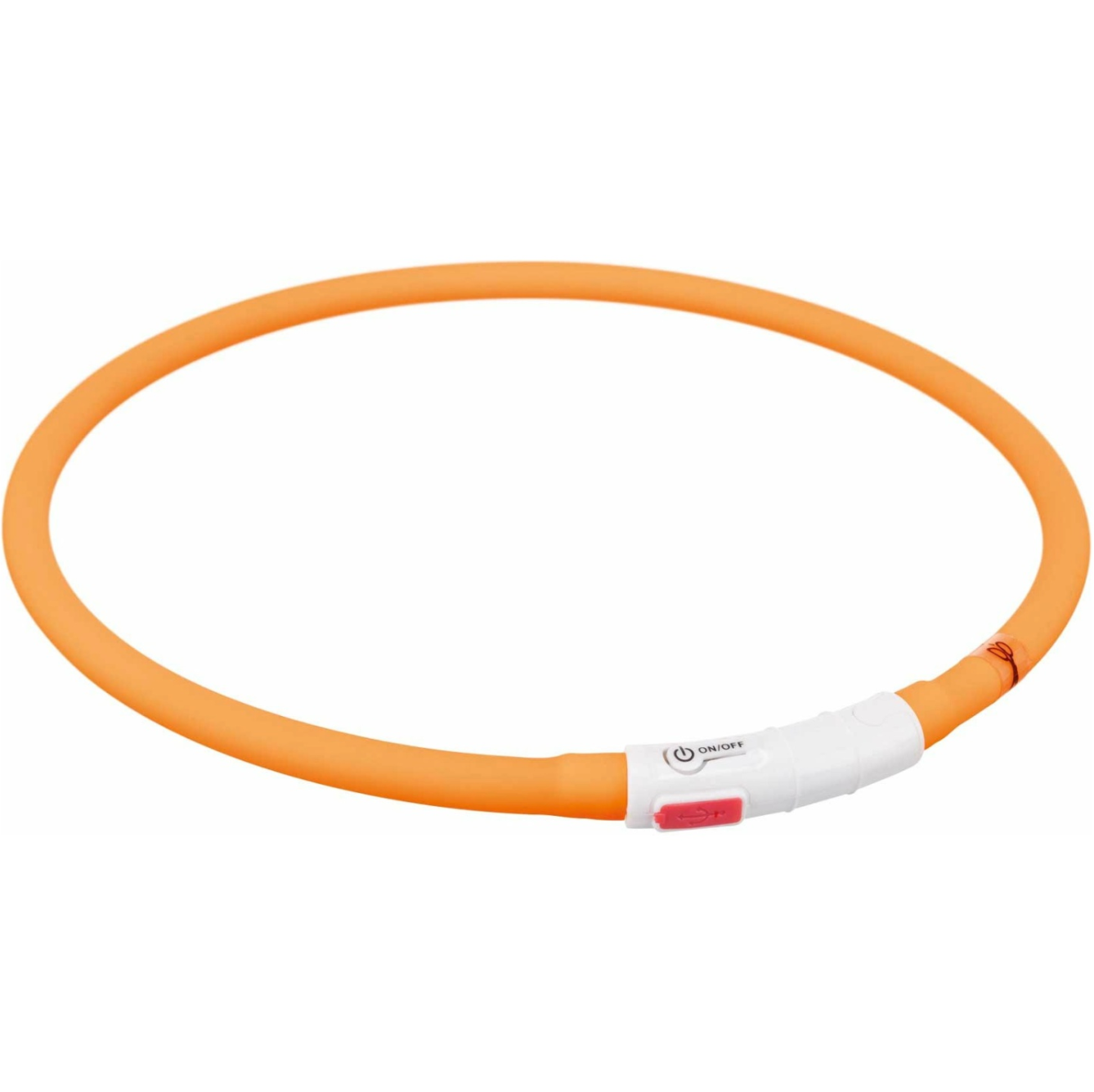 Ljósahringur USB, XS-XL 70 cm orange