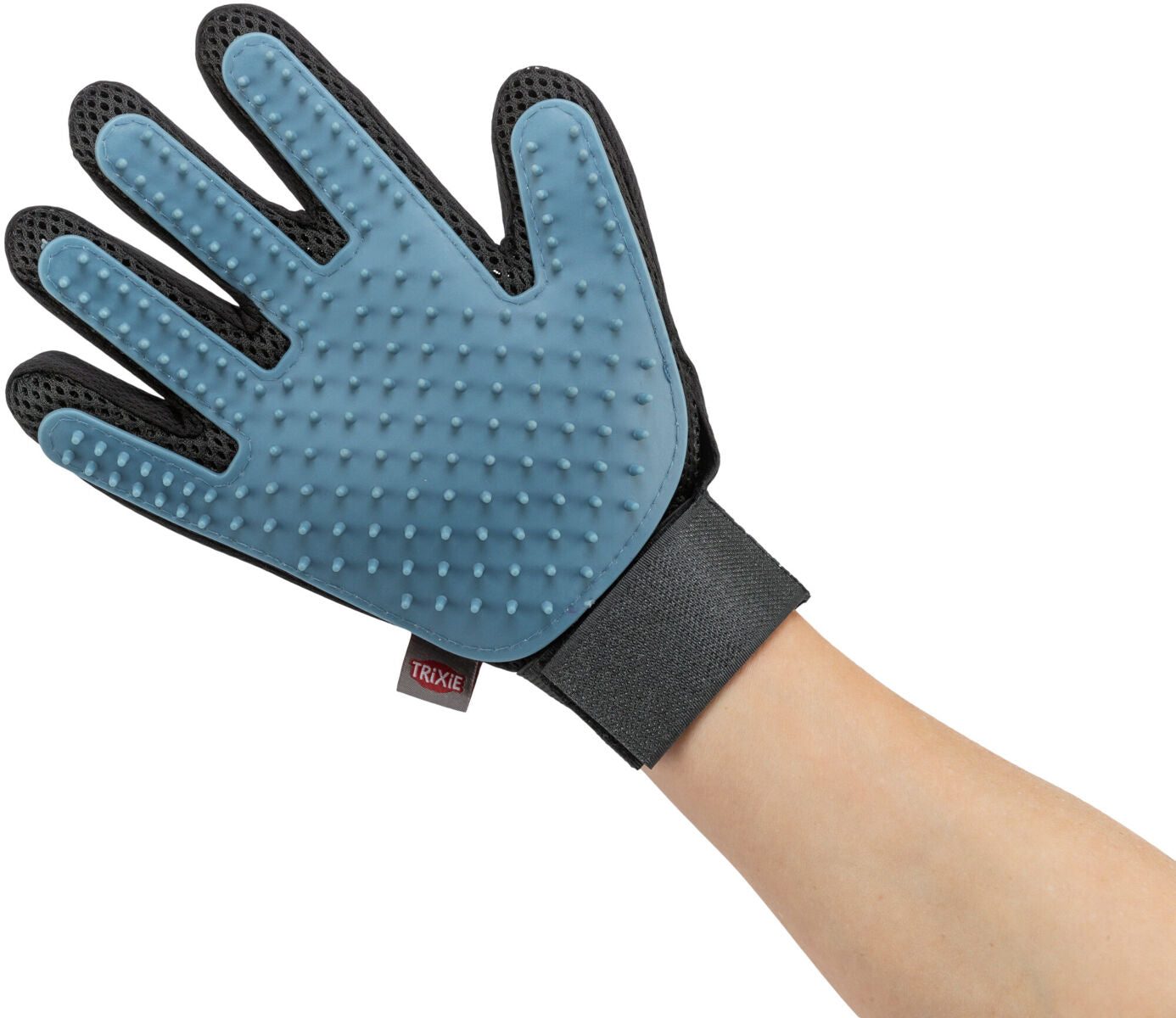 Fur care glove mesh material/TPR, 16x24
