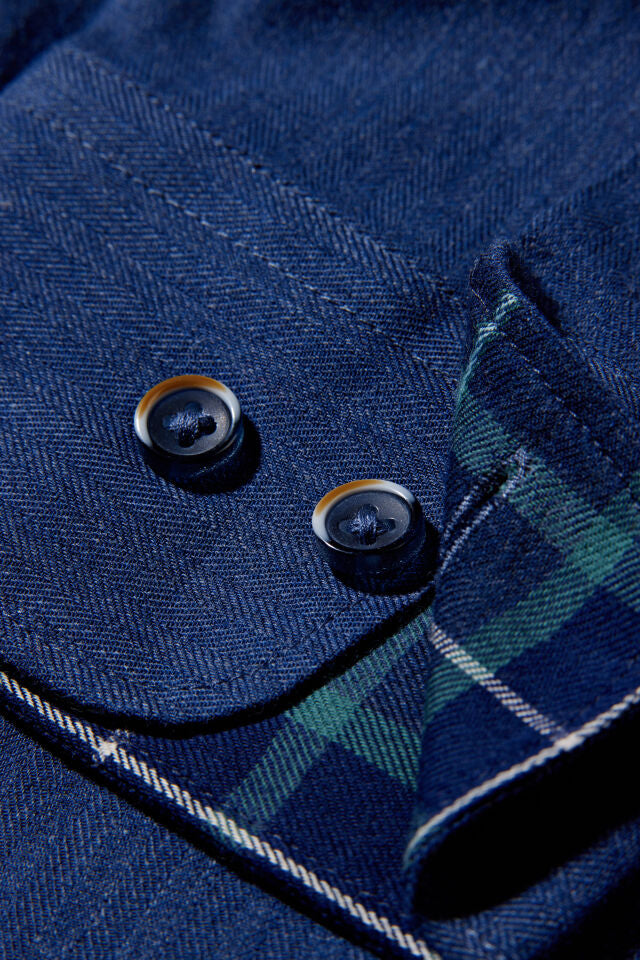 Skyrta frá Jack´s - navy mel blá