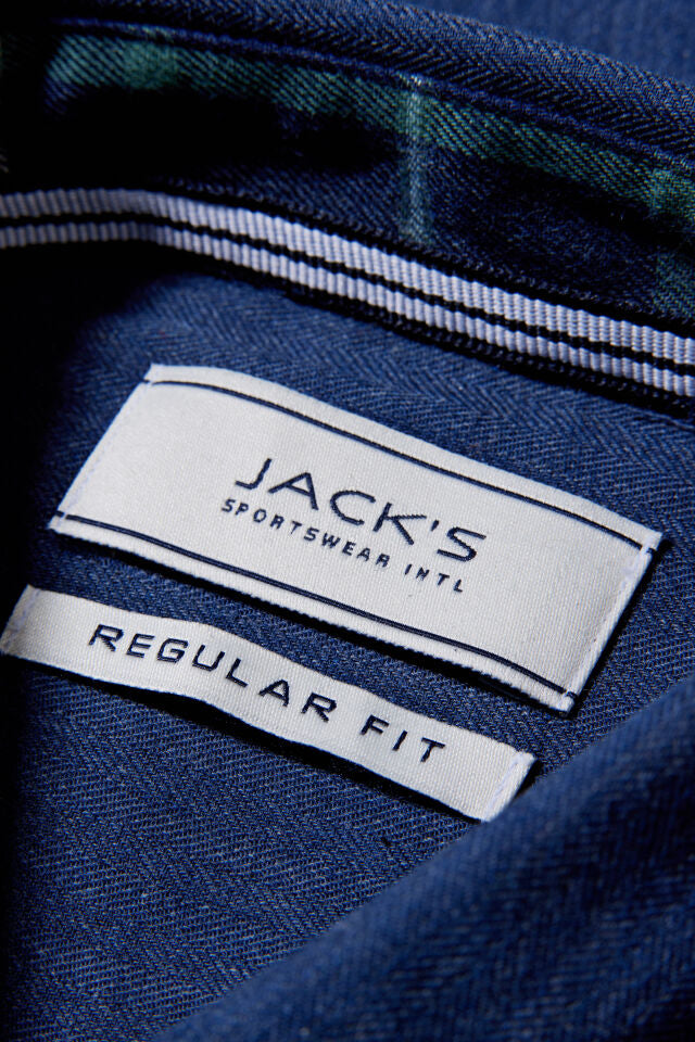 Skyrta frá Jack´s - navy mel blá