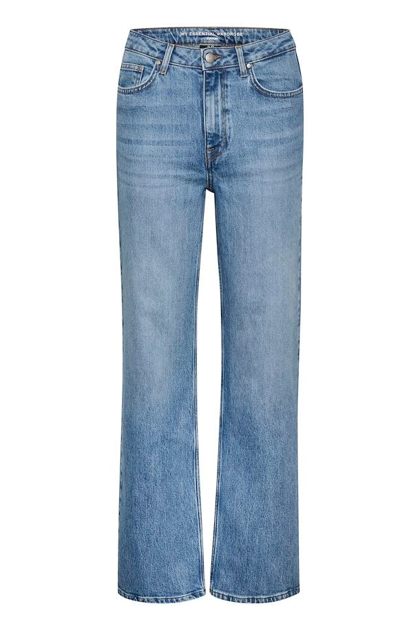35 THE LOUIS gallabuxur frá My Essential Wardrobe - MEDIUM BLUE RETRO WASH