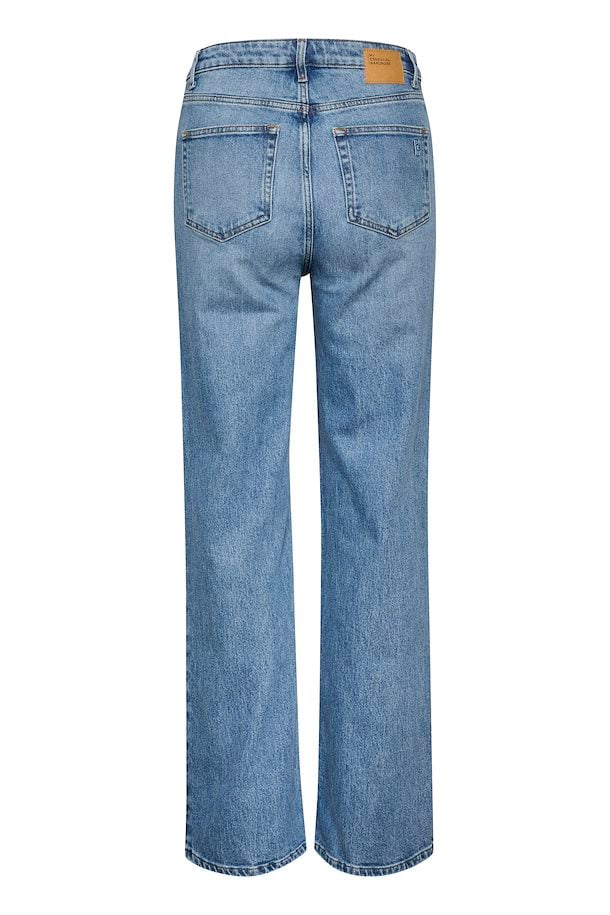35 THE LOUIS gallabuxur frá My Essential Wardrobe - MEDIUM BLUE RETRO WASH