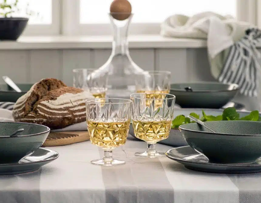 Picnic glös a fæti 4stk-Sagaform