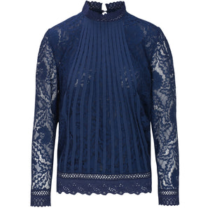 Laizy blússa frá Luxzuz- navy
