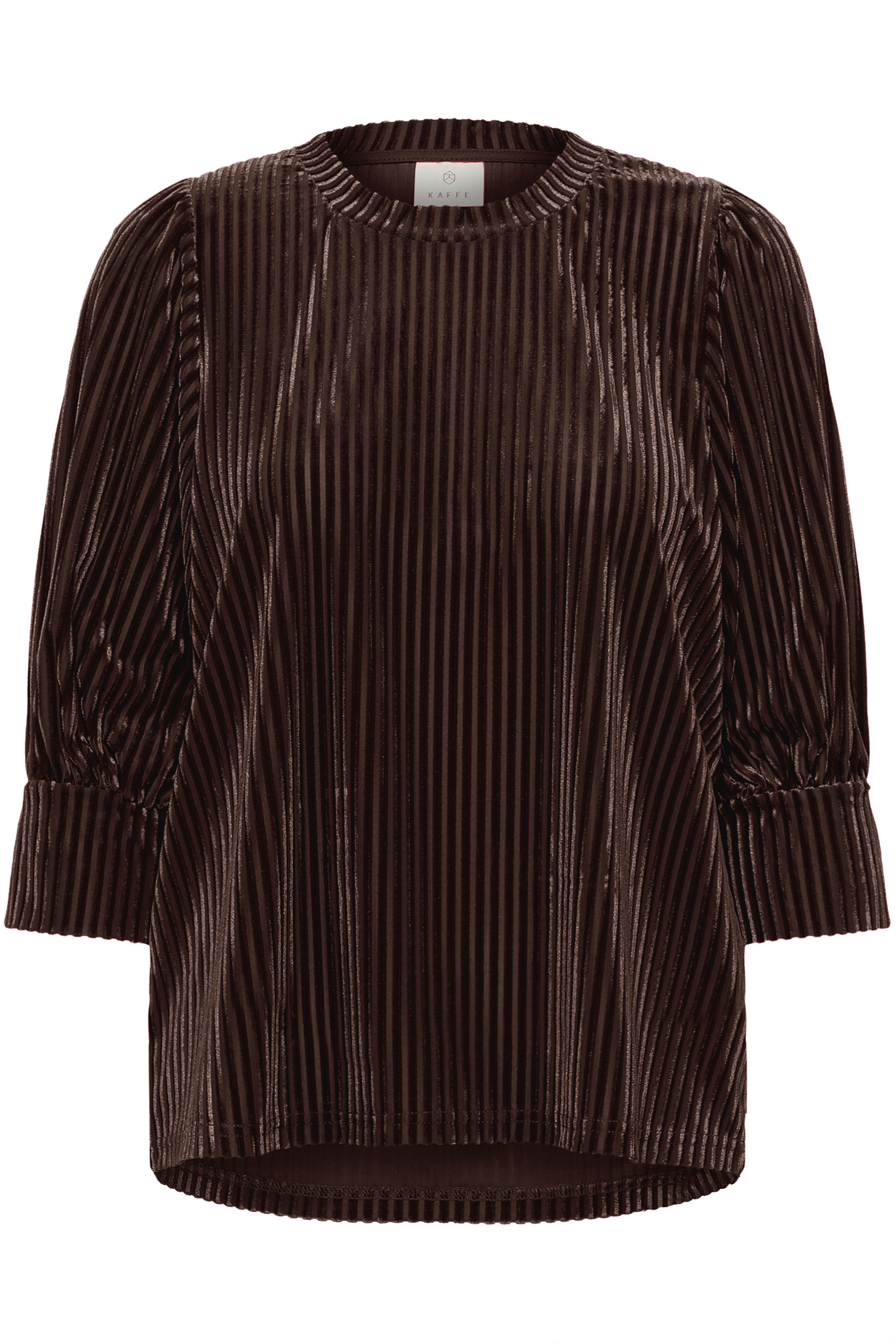 Caca blússa frá Kaffe -  Brún