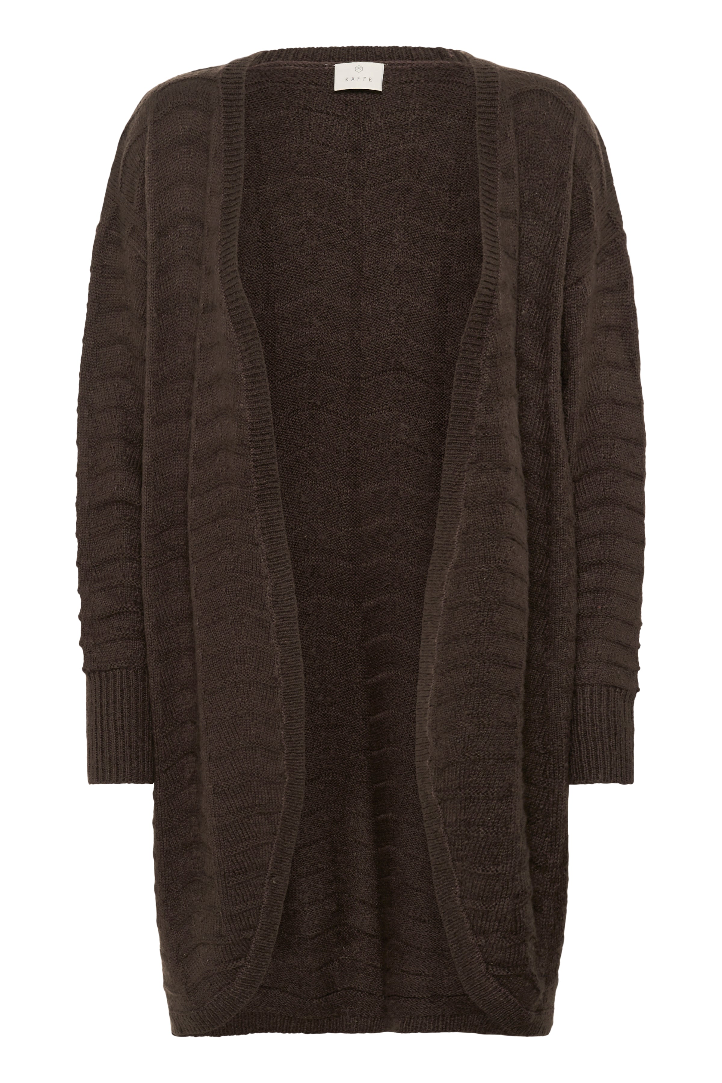 Emria síð peysa frá Kaffe - Black coffee