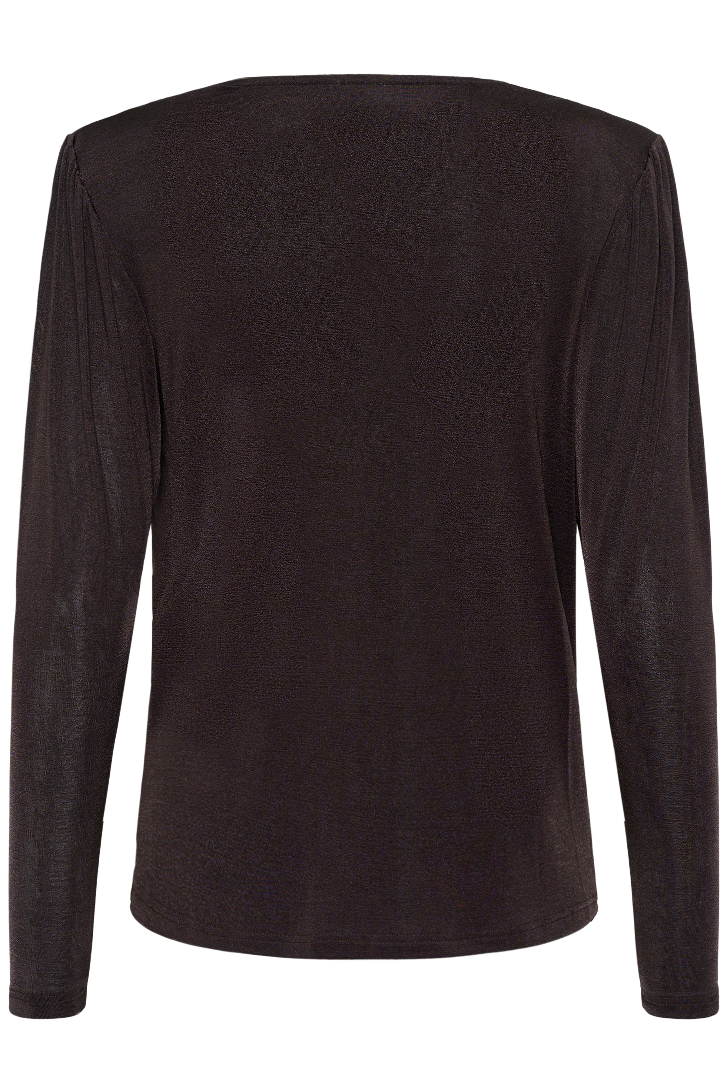 Gina blússa frá Kaffe - Brún