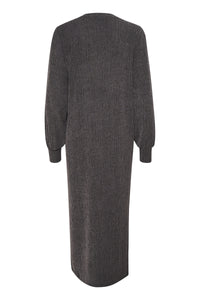 Olga kjóll frá Kaffe - Dark Grey Melange