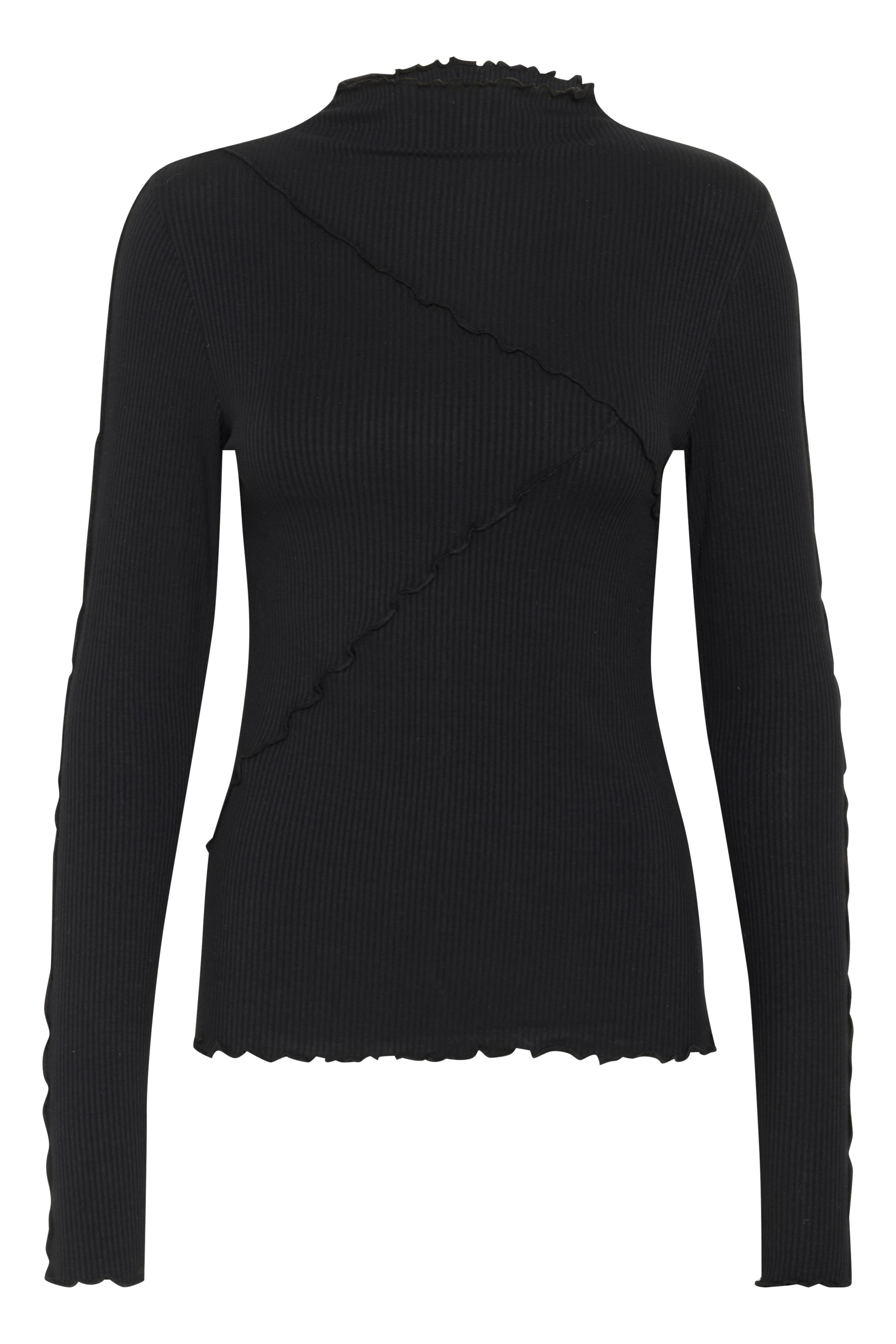 Kayla jersey toppur frá Kaffe - Svartur