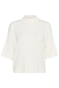 Lizza Turtleneck peysa frá Kaffe- Chalk ljóls
