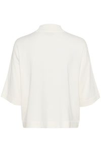 Lizza Turtleneck peysa frá Kaffe- Chalk ljóls