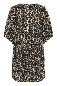 Nani kjóll frá Kaffe -Leopard print
