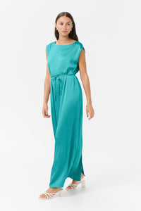 Rachel kjóll frá Kaffe - Teal