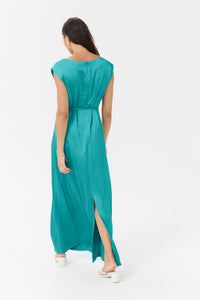 Rachel kjóll frá Kaffe - Teal