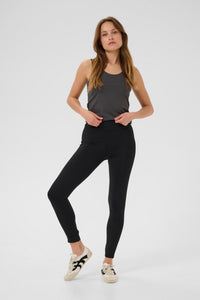 Arina leggings frá Kaffe - Svartar