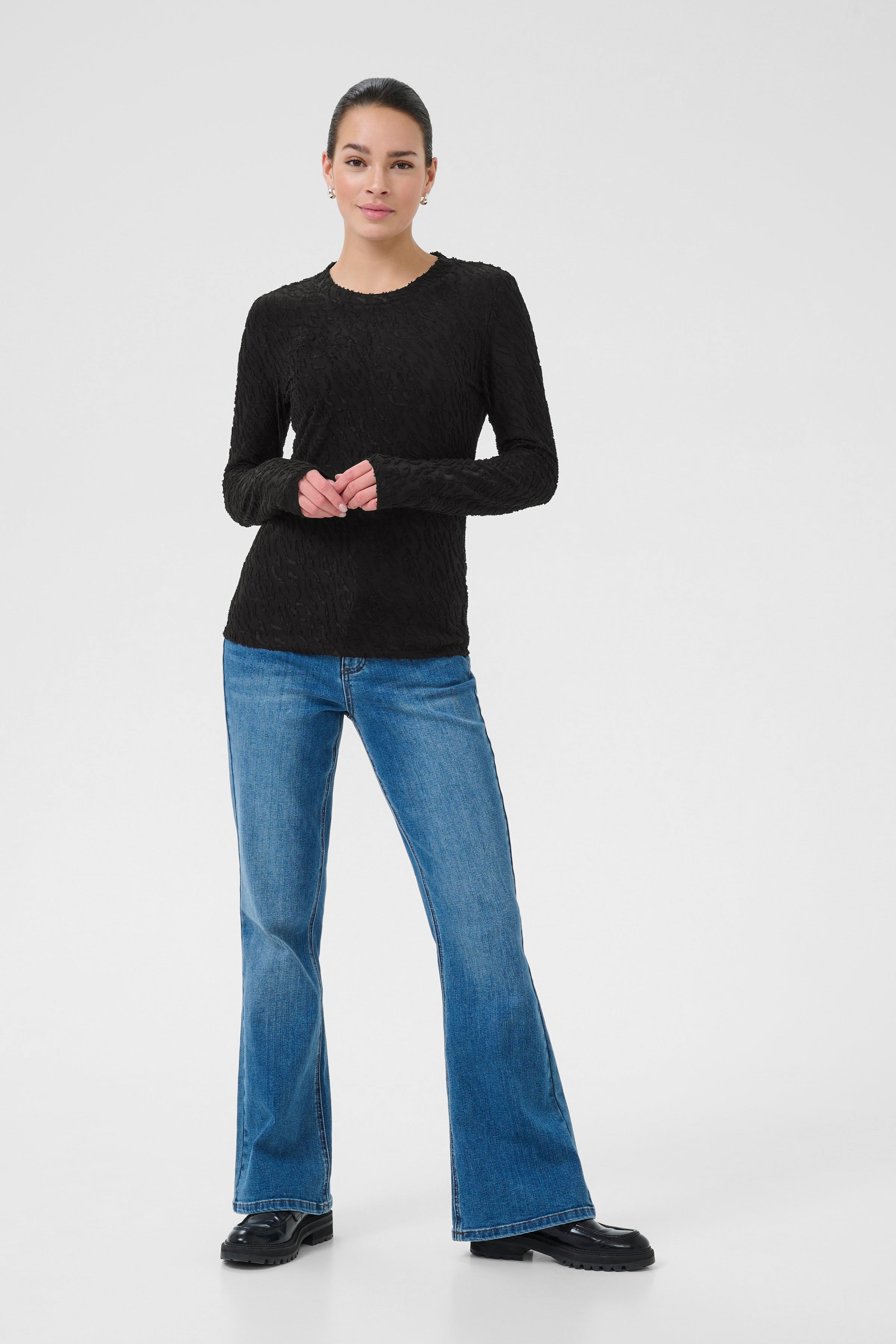 Zeverina toppur frá Kaffe - Svartur