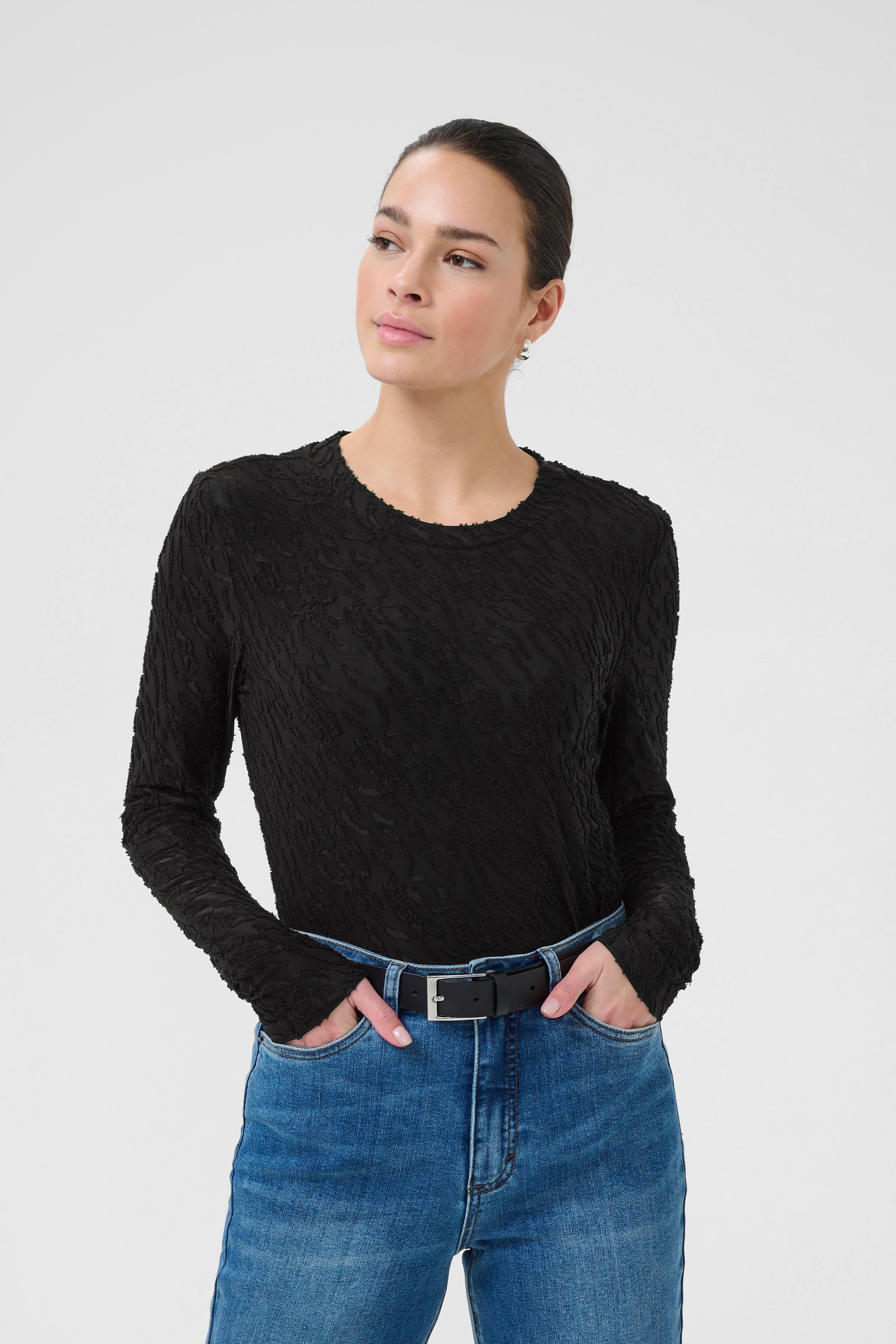 Zeverina toppur frá Kaffe - Svartur