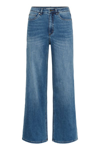 Meadow HW reg fit gallabuxur frá Kaffe  – Medium blue denim