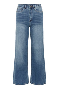 Meadow HW reg fit gallabuxur frá Kaffe  – Medium blue denim