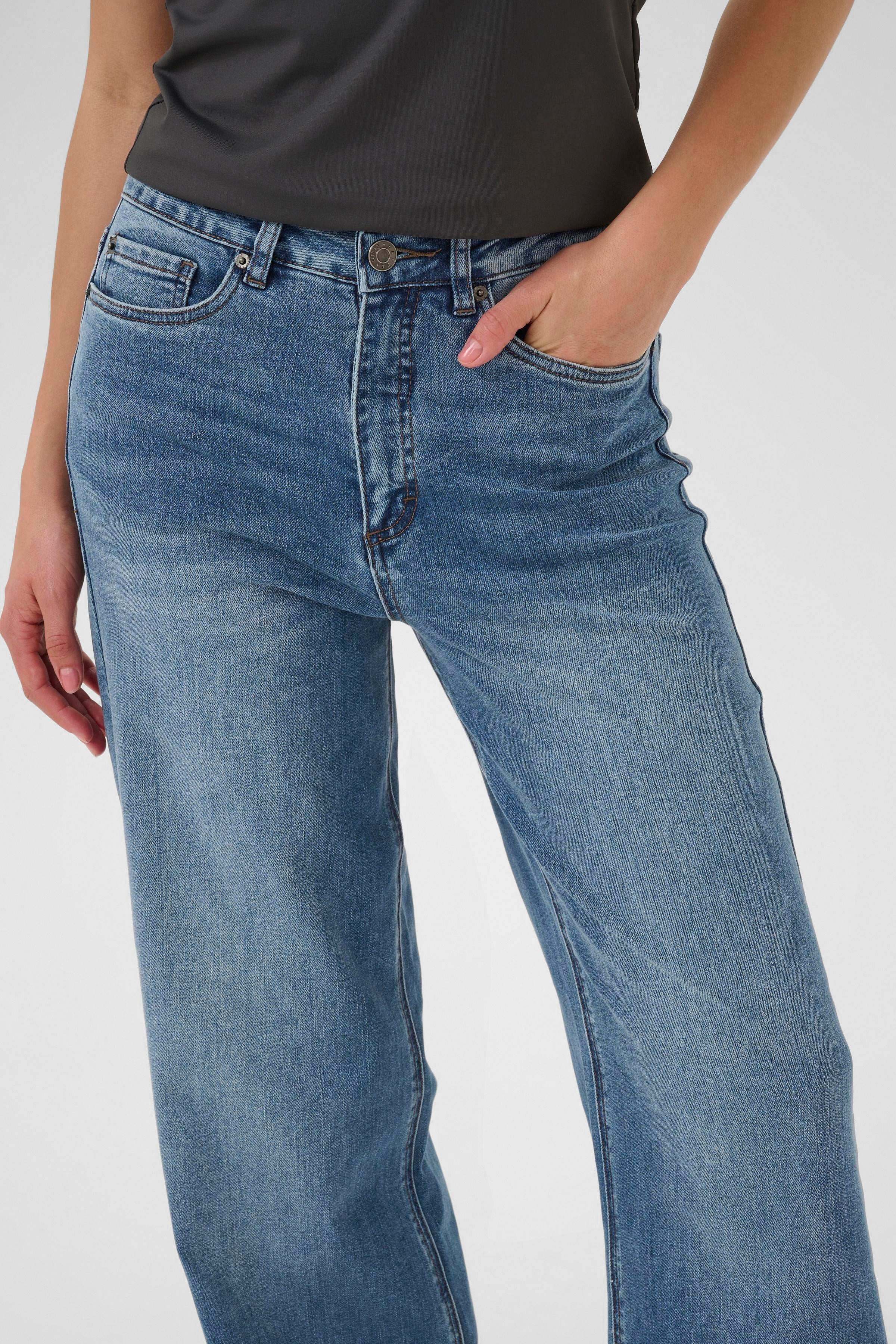 Meadow HW reg fit gallabuxur frá Kaffe  – Medium blue denim