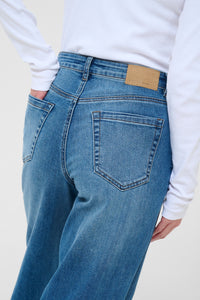 Meadow HW reg fit gallabuxur frá Kaffe  – Medium blue denim
