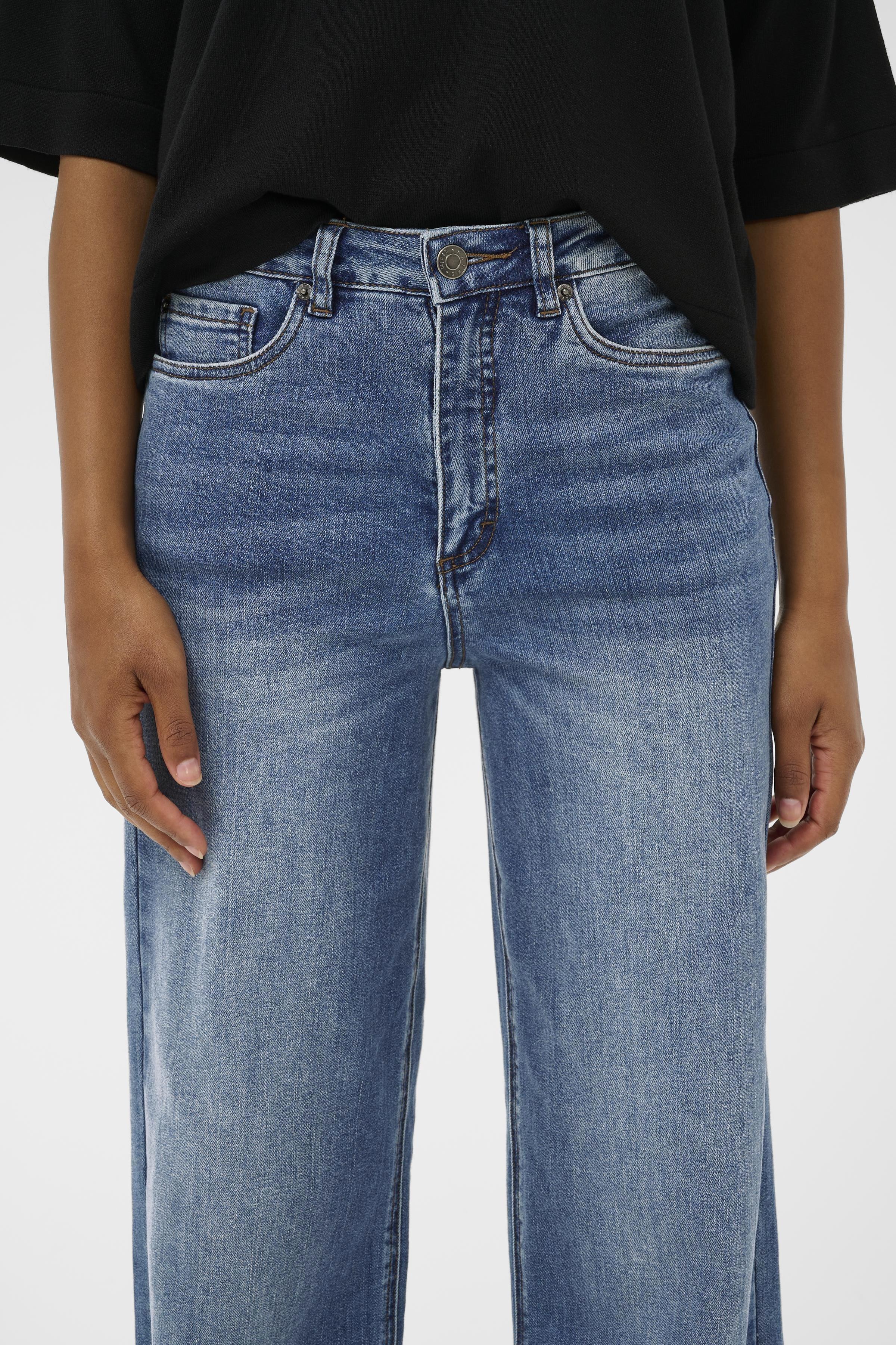 Meadow HW reg fit gallabuxur frá Kaffe  – Medium blue denim
