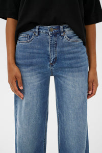 Meadow HW reg fit gallabuxur frá Kaffe  – Medium blue denim