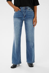 Meadow HW reg fit gallabuxur frá Kaffe  – Medium blue denim