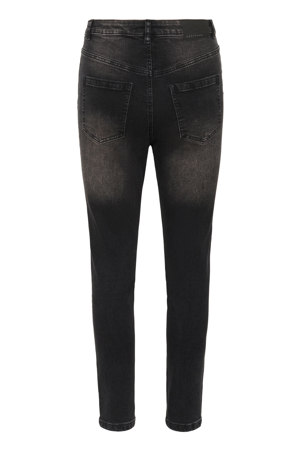 Willow HW slim fit gallabuxur frá Kaffe  – Dark grey wash