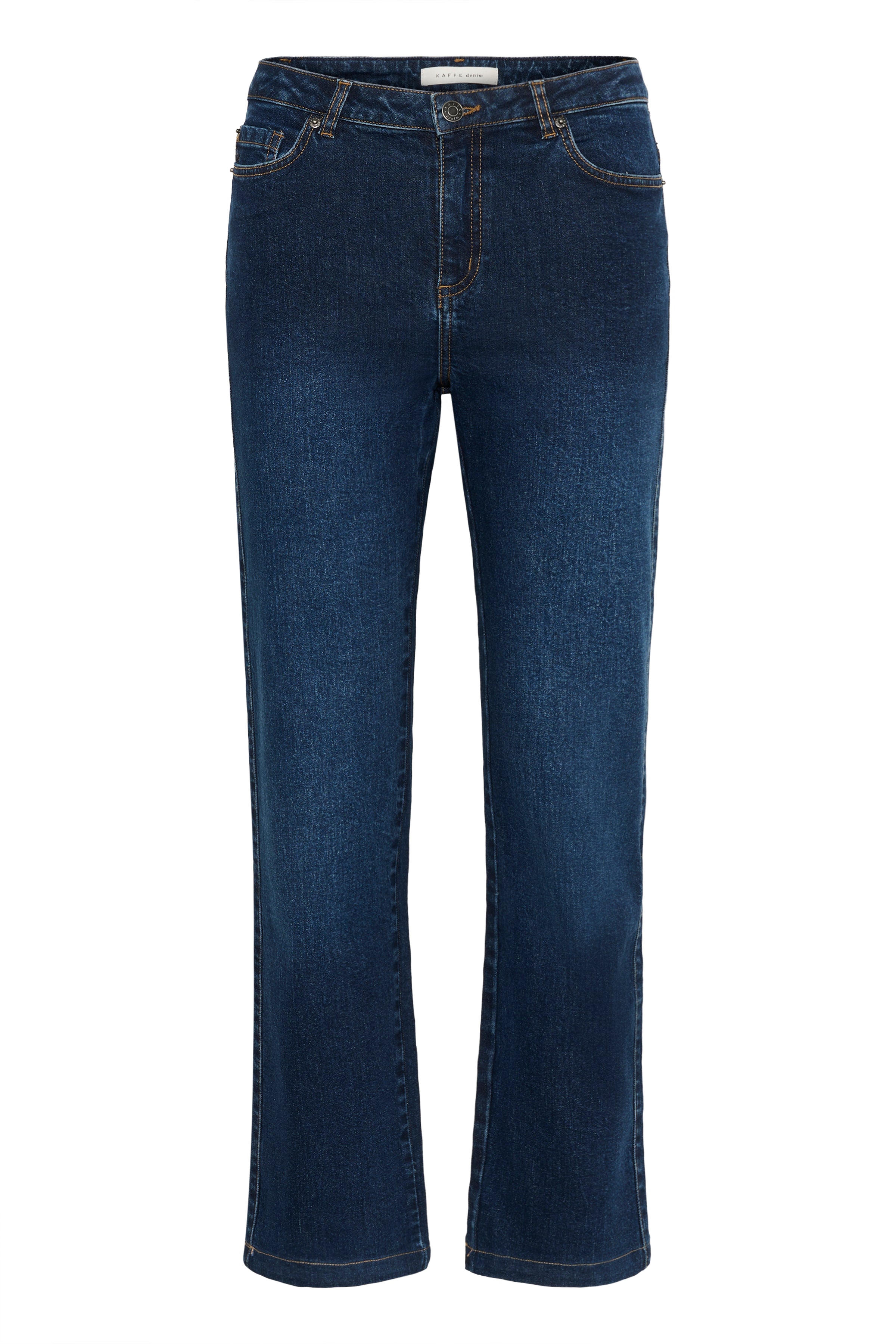 Maris reg fit gallabuxur frá Kaffe  – Dark blue denim
