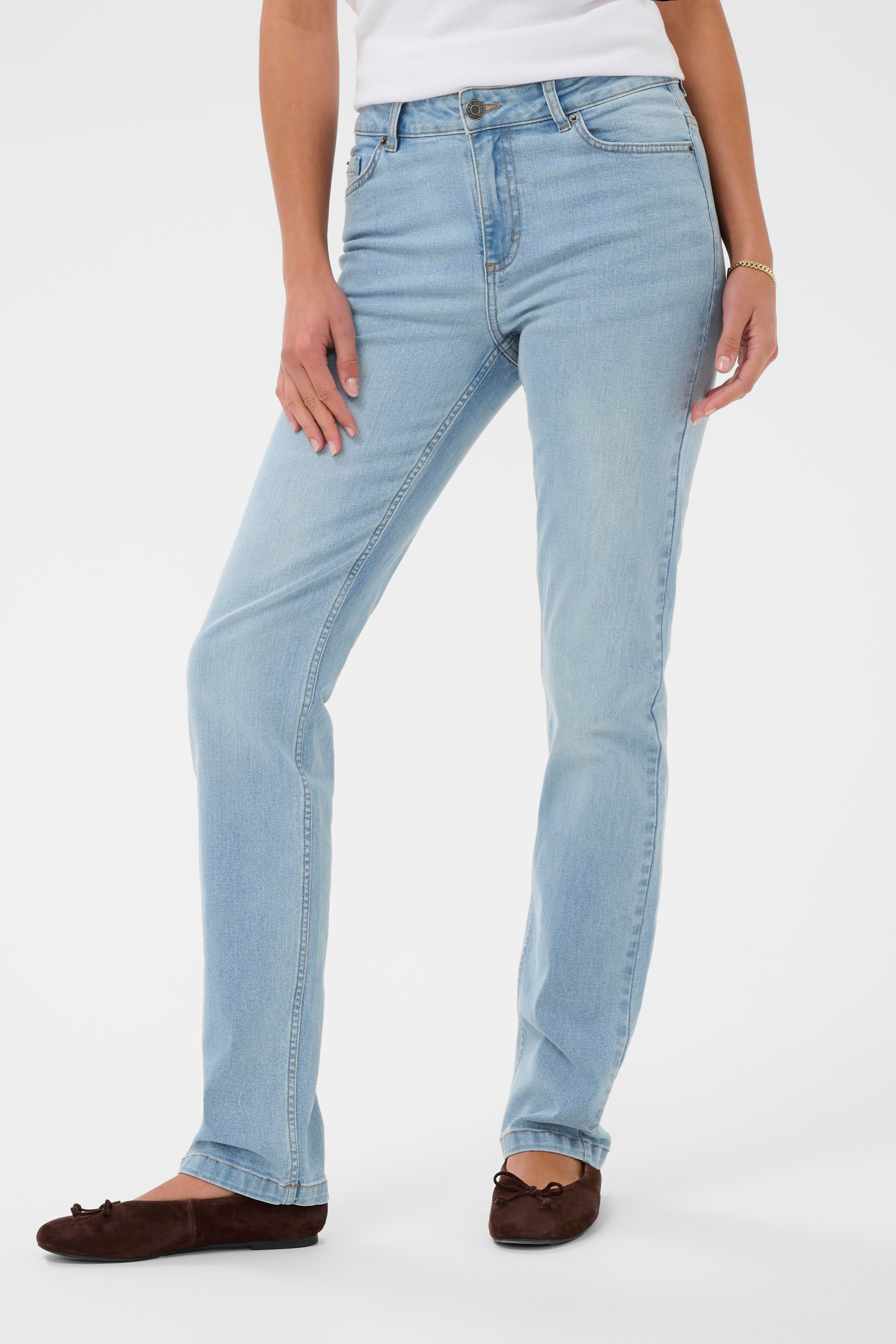 Maris reg fit gallabuxur frá Kaffe  – Light blue