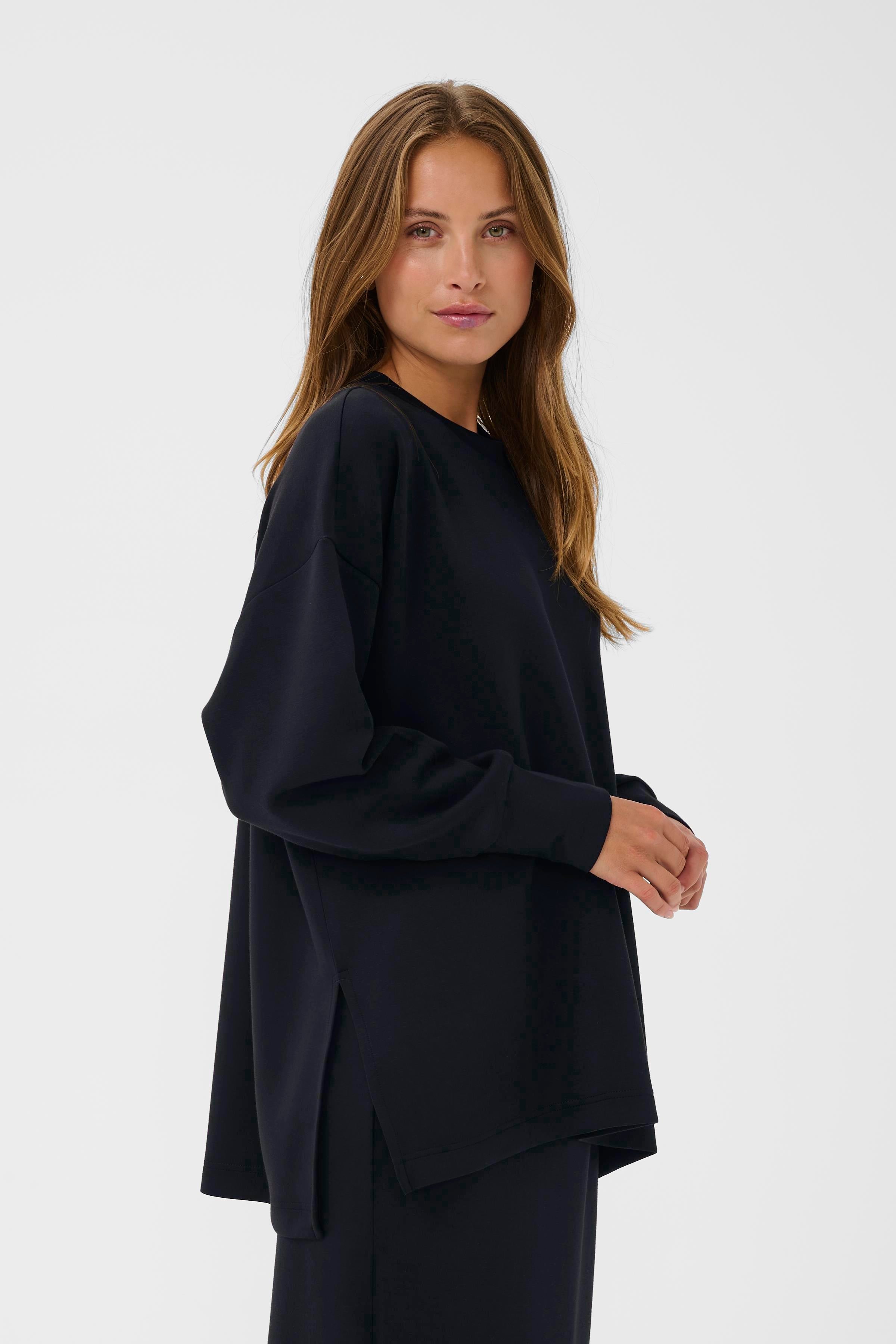 Annika peysa  frá  frá Kaffe - Svört