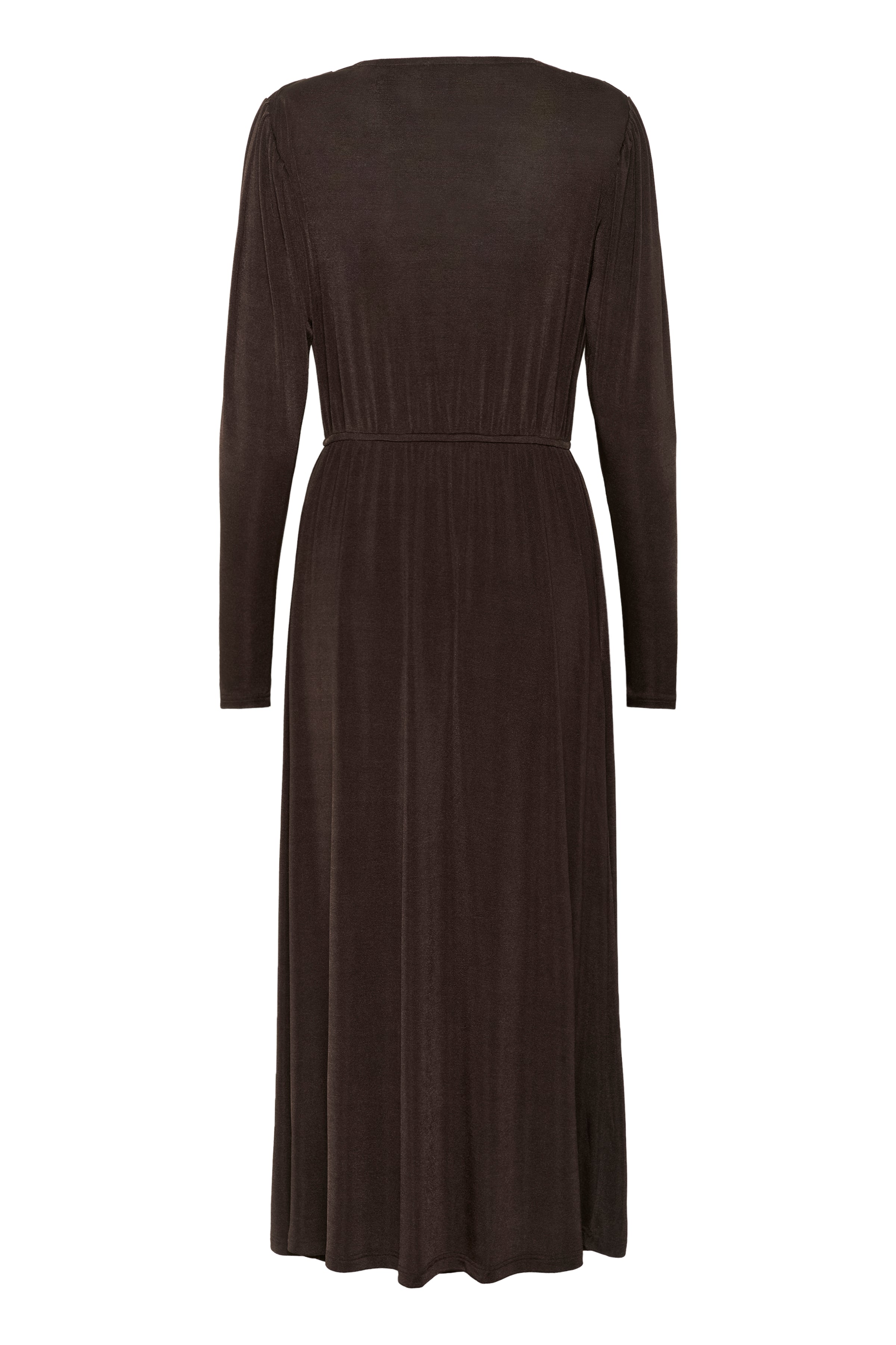 Gina kjóll frá Kaffe - Brúnn