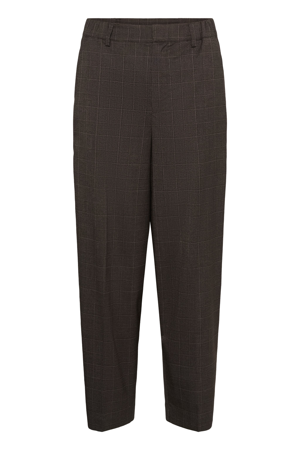 Lenora 7/8 buxur frá Kaffe - Dark grey check