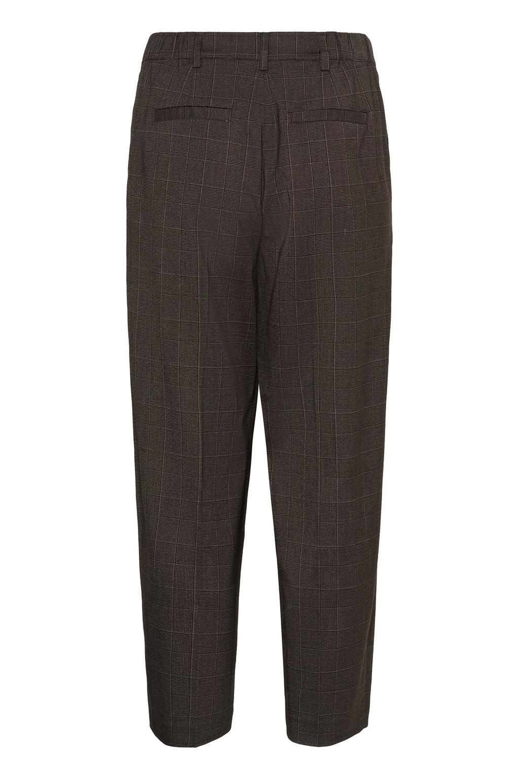 Lenora 7/8 buxur frá Kaffe - Dark grey check