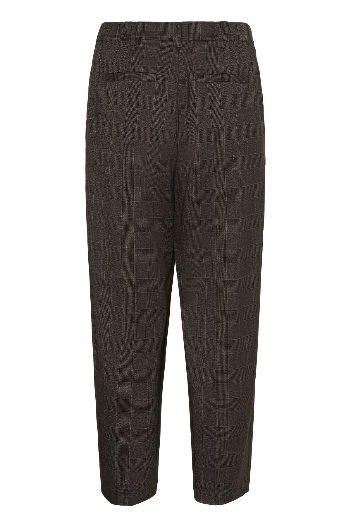 Lenora 7/8 buxur frá Kaffe - Dark grey check