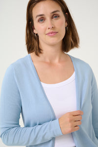 Fenia Astrid  peysa frá Kaffe - Soft Chambry blá