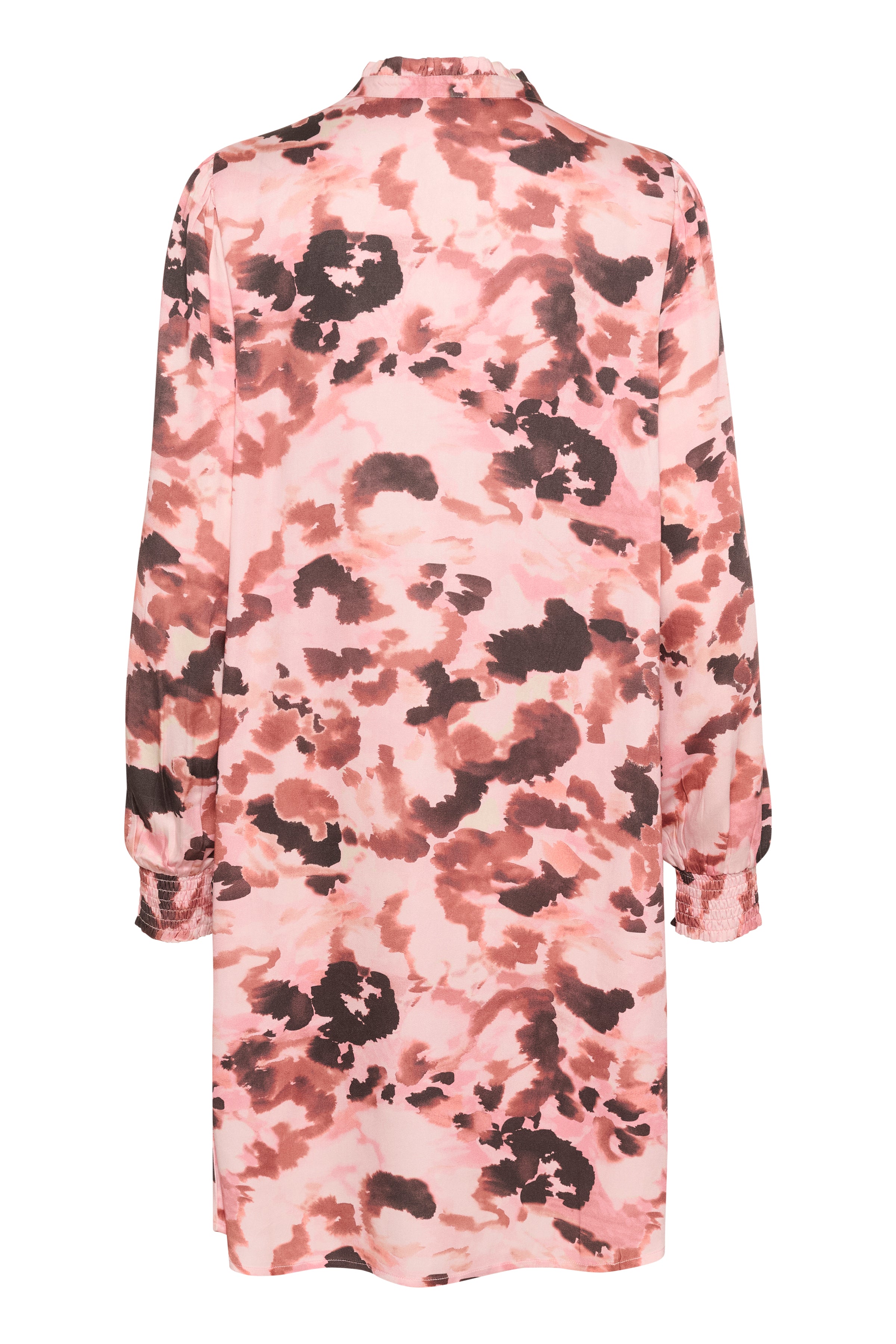 Elena kjóll frá Cream - Blurred rose bleikur