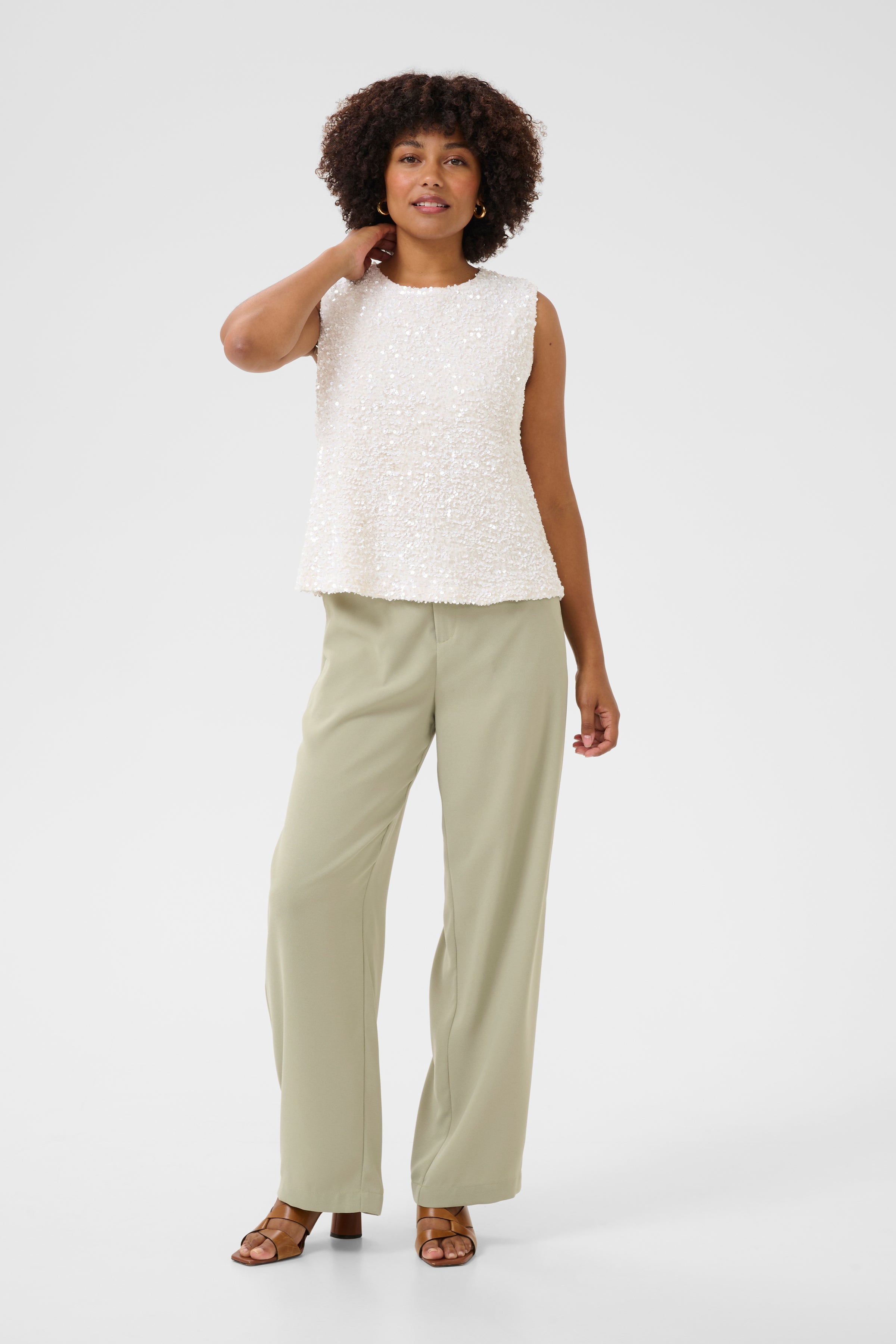 Palia toppur frá Cream - Snow white