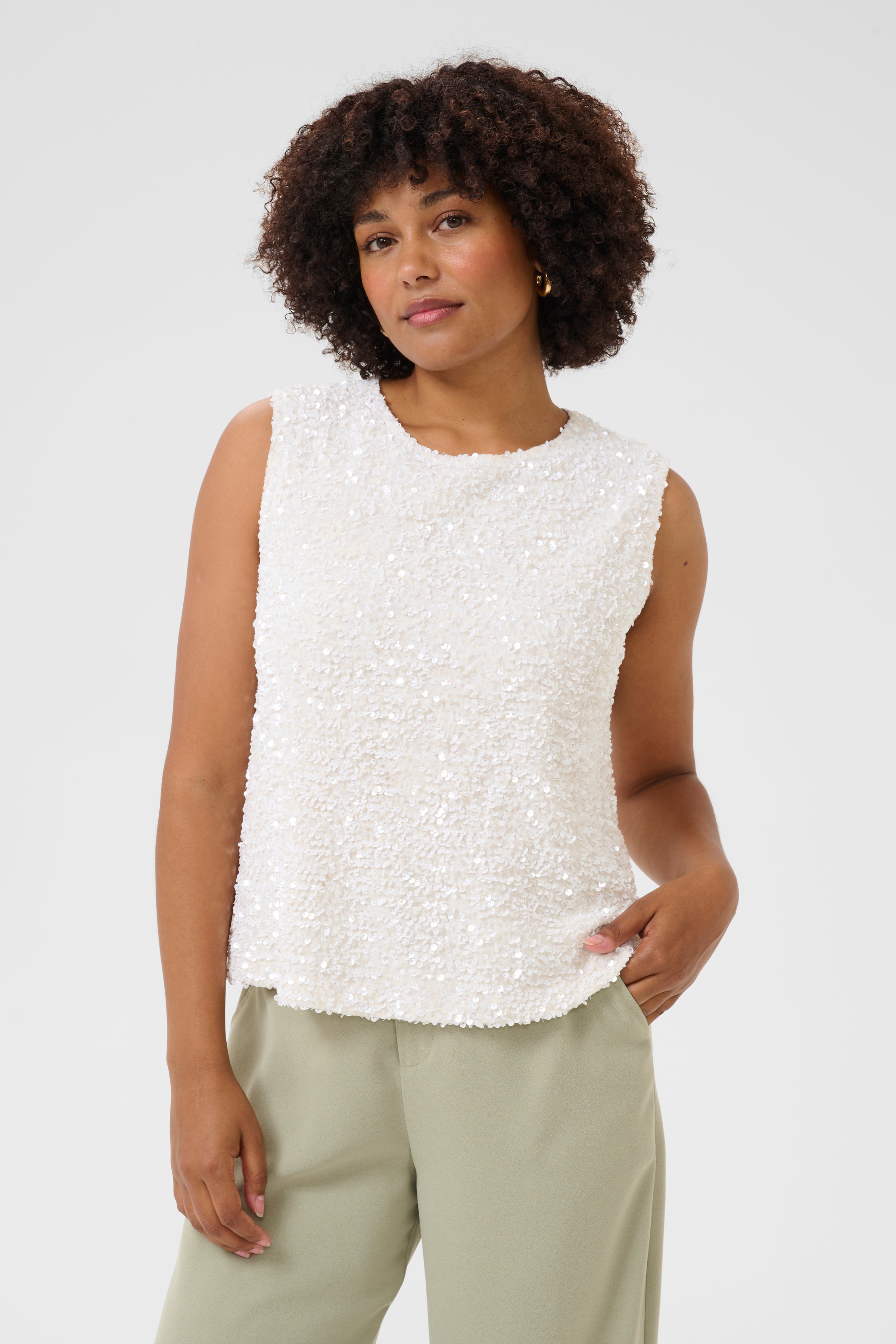 Palia toppur frá Cream - Snow white