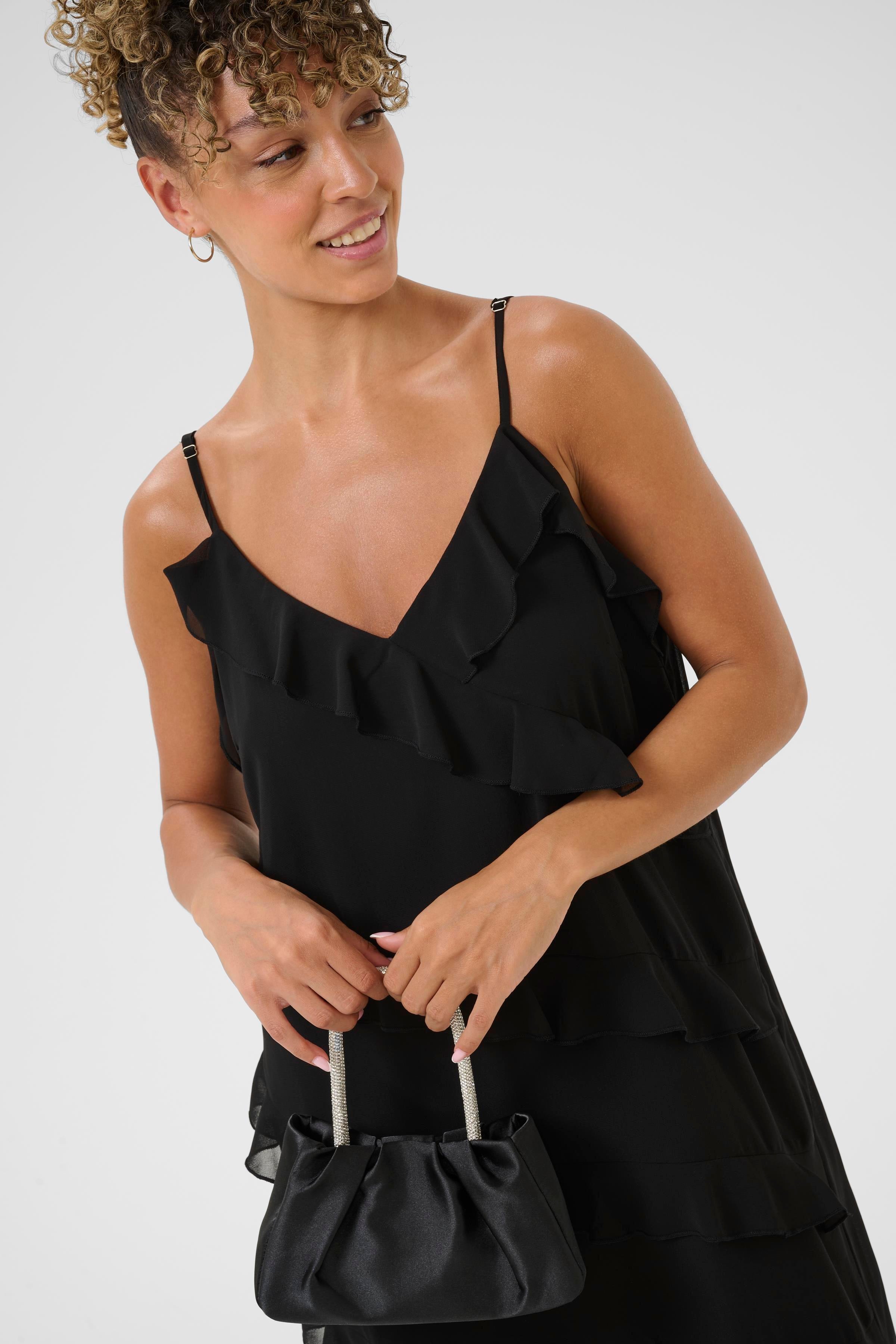 Tima kjóll frá Cream -Svartur