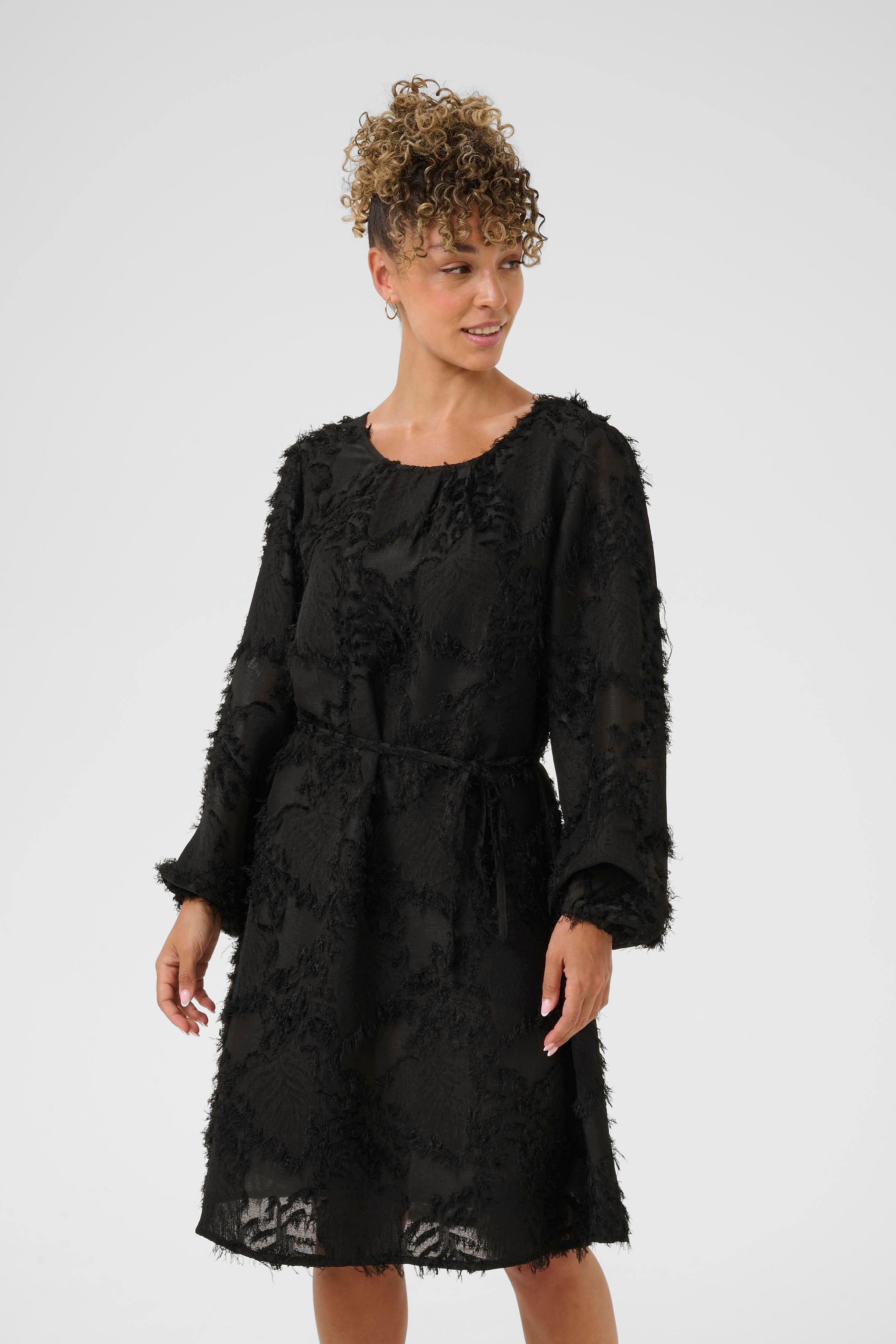 Freja kjóll frá Cream - Svartur