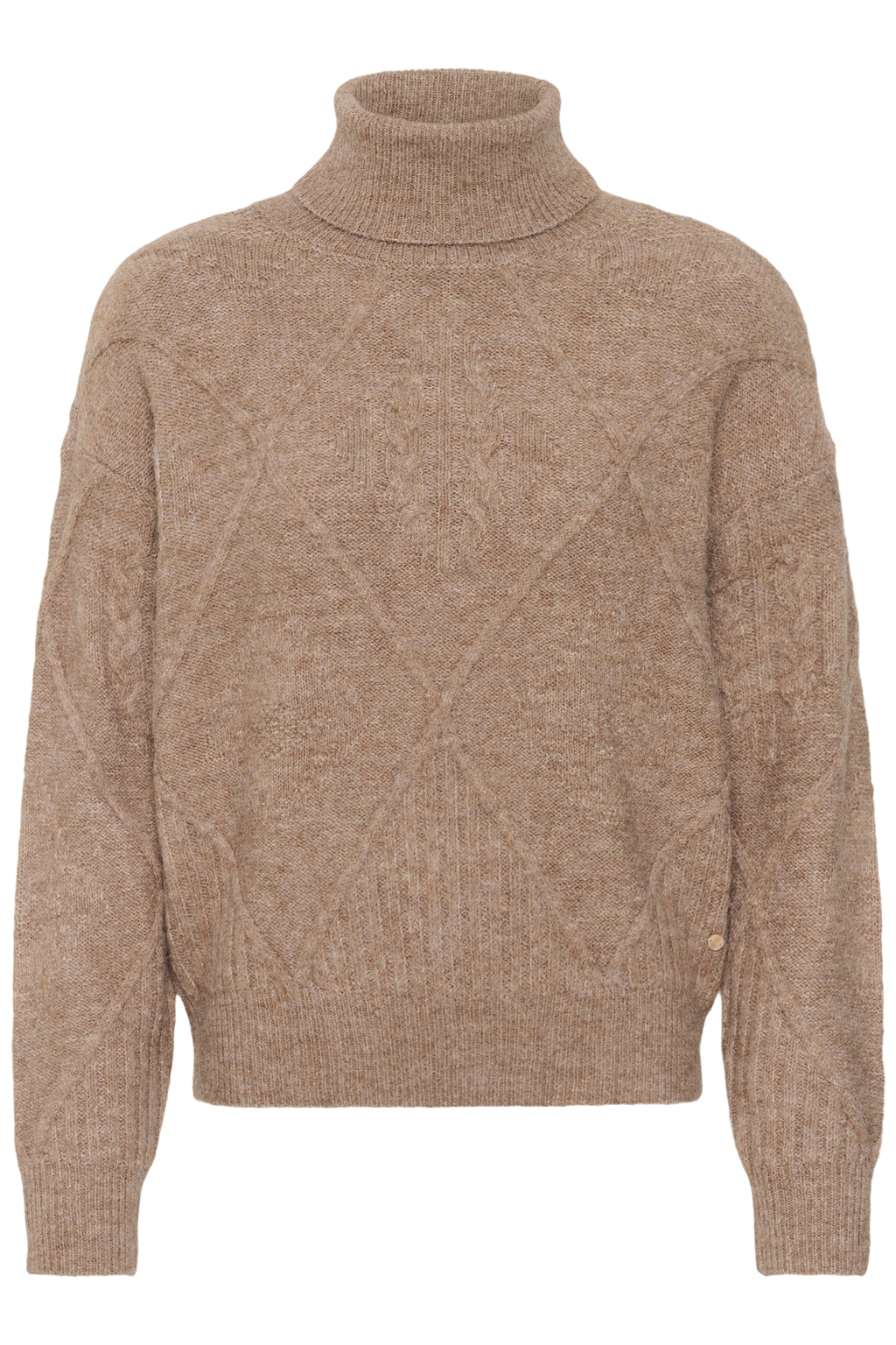 Gloria peysa frá Cream - Fossil melange